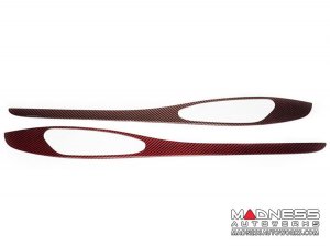 Alfa Romeo Stelvio Complete Interior Trim Kit - Red Carbon Fiber 